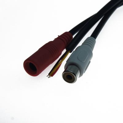 China IP Camera CCTVNetwork Camera 3C Audio Cable For Surveillance Security Camera DC RCA Female Connectors Waterproof Cable for sale