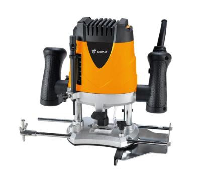 China DEKO DKER12S Attached Working Router 1500W Wood Milling Machine 16000-30000RPM Woodworking Machine Trimmers for sale