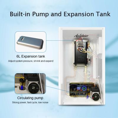 China Wifi sync positioning 6KW wall mounted to 12 KW boiler electric central heating for calefaccion radiadores for sale