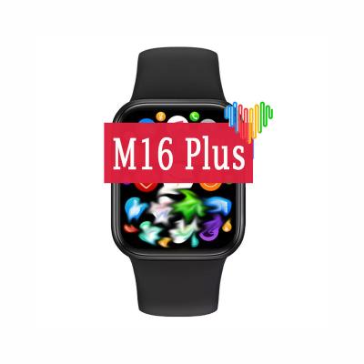 China M16 Touch Screen Plus Smartwatch Full Touch Screen Reloj Series 6 BT Call Smart 1.75 Split Screen Display Smart Watch M16 Plus for sale