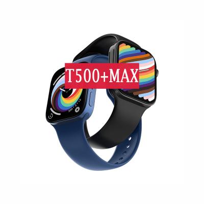 China Touch Screen T500+ MAX Smart Watch Series 7 Waterproof BT Call Heart Rate Fitness Tracker Sport ip67 Women Men Kids Smart Watch Clock for sale