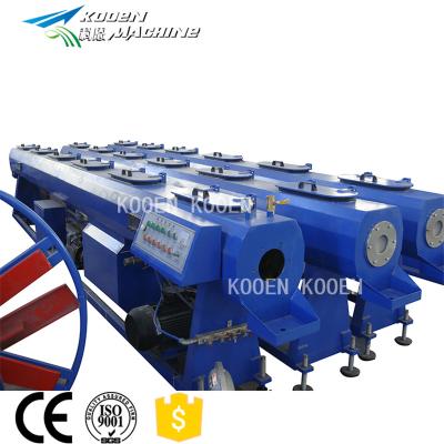 China plastic pipe hdpe pe pipe extruder production line machine factory material for sale