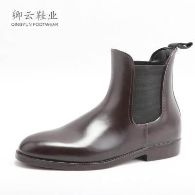 China Fashion mamufactuctor factory mamufactuctor slush PVC short slush PVC riding boots for sale