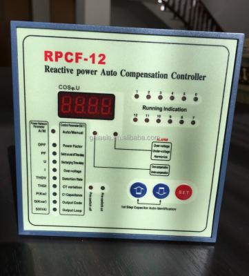 China RPCF-12 GENERAL PURPOSE POWER COMPENSATION AUTO CONTROLLER 6 STEPS REACTIVE for sale