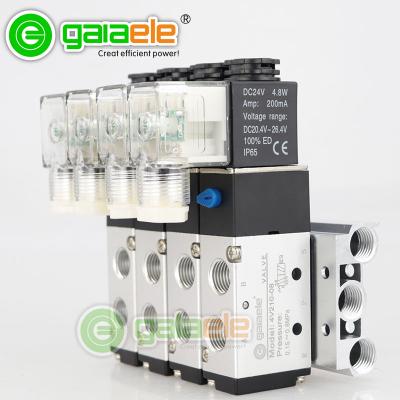 China Hotels Airtac Standard 4V210 06 08 Series 4V200 Pneumatic Control Solenoid Valve for sale