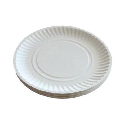 China Sustainable Cake Shops Oil-Resistant Customizable Dishes, Party Decoration Disposable Tableware Set, Paper Dish Dish for sale