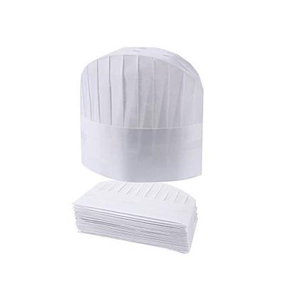 China Wholesale Hot Selling Inductry Restaurant Hotel Cafe Round Lid 60g Special Non-woven Restaurant Chef Hat/Factory Direct Sale Cooking Hat for sale