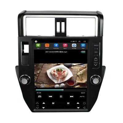 China 12.1 inch Android Car Stereo Head Unit GPS For Toyota PRADO 2010 2011 2012 2013 Tesla Style Car Radio Octa Core GPS Touchscreens for sale