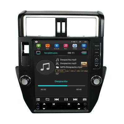 China 12.1 inch Android Car Stereo Head Unit GPS For Toyota PRADO 2010 2011 2012 2013 Tesla Style Car Radio Octa Core GPS Touchscreens for sale