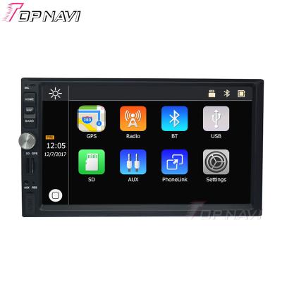 China GPS 7 Inch GPS Autoradio Multimedia MP5 Player 2 Din Touch Screen Stereo USB TF FM AM Auto Radio Audio Car Radio Grin MP5 Player for sale