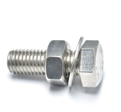 China Stainless Steel China Manufacturing DIN931 DIN933 Grade 8.8 Stainless Steel Hex Bolt for sale