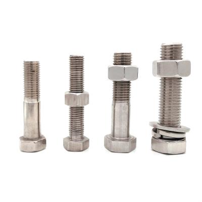 China Stainless Steel Material Din933 Hex Bolt And Nut Grade4.8 Hex Bolt for sale