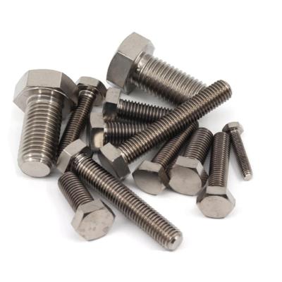 China Stainless Steel Factory Price DIN 933 DIN 931 DIN 934 Stainless Steel Hex Bolt for sale