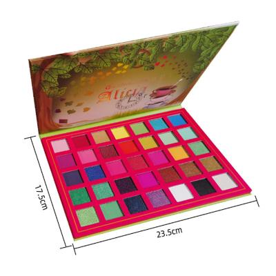 China 35 Color Waterproof Colorful Gold Foil Matte Eyeshadow Do Not Fade Beginners Cosmetics Makeup Eyeshadow Palette for sale