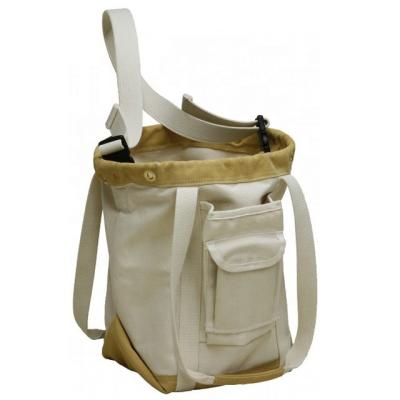 China Portable Rolling Tote Man Bucket Tool Bag Heavy Duty Wholesale Work Carry Manufacturer Divider Roll Up Canvas Riggers Tool Bag for sale