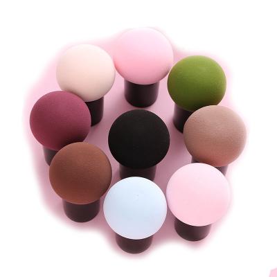 China Best-selling Q Amazon Soft Elastic Round Hydrophilic Latex Soaked Water Blast Beauty Egg Dual-Use Dry Wet Mushroom Powder Blast No Bigger for sale