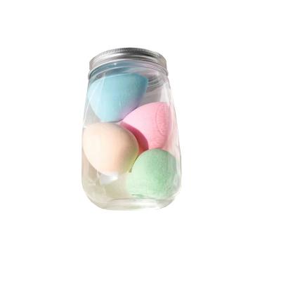 China Base Most Popular 4 Pieces Boxed Cosmetic Plastic Makeup Sponge Egg Bottle Sponge Egg Mass Wholesale for sale