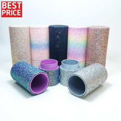 China Hot Sale Large Capacity Beauty Brush Case Glitter Makeup Brush Holder Cosmetic Bling Makeup Brush Case for sale