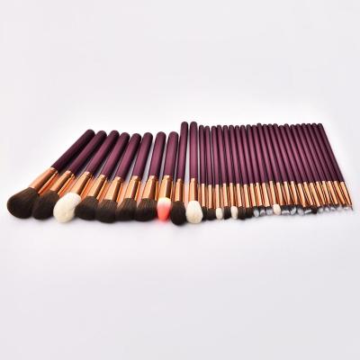 China New Professional 2022 Sensitive Muscles Makeup Brush Soft Skin Friendly and Soft Super Soft Synthetic Hair 32 PCS Wooden Handle Portable Loose Powder Full Set of Beauty Tools Brushes for sale