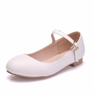 China White Princess Female Students Shoes Crystal Queen Kids New Spring Baby Flat Children's Shoes for sale