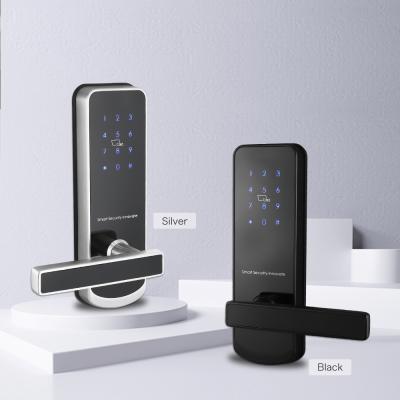 China Zinc Alloy Cheap Smart Door Lock WiFi App BLE Digital Smart Home Door Lock for sale