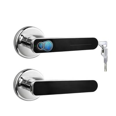 China High Quality and Cheap Tediton Waterproof Electronic Handle Fingerprint Biometric Door Lock for Home for sale