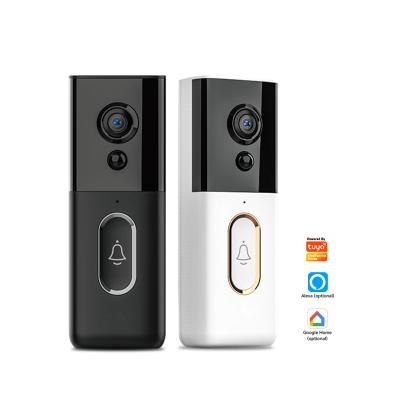 China Manufacturer Smart Tuya Wifi Digital Security Camera Intercom Wireless Ring Video Doorbell 158*53*29mm for sale