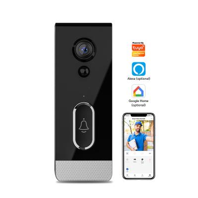 China Wholesale Wireless Intercom Ring WIFI Battery WIFI Camera Night Vision HD 1080P Smart Video Doorbell 135*48*31mm 135*48*31mm for sale