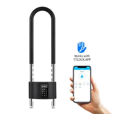 China Tediton bicycle mobile phone scan qr code smart recycle lock for public bicycle 1000 pieces for sale