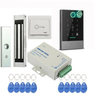 China TTlock APP Control Access Control System Kit 180KG/280KG Waterproof Electric Lock + Password Keypad Door Magnetic Lock Opener for sale