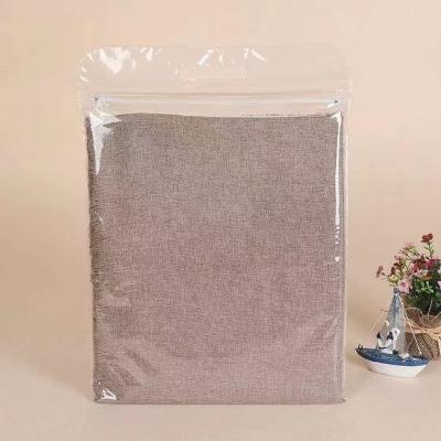 China Fashion Eva Custom Printing Transparent Plastic Frosted PVC Clothes Mask Bag And Bedding Bag With Zipper for sale