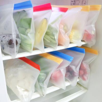 China Reusable EVA Bags Snacks Soup Container Airtight Bags Leak Proof Fruits Silicone Food Storage Waterproof Luxury Bag for sale