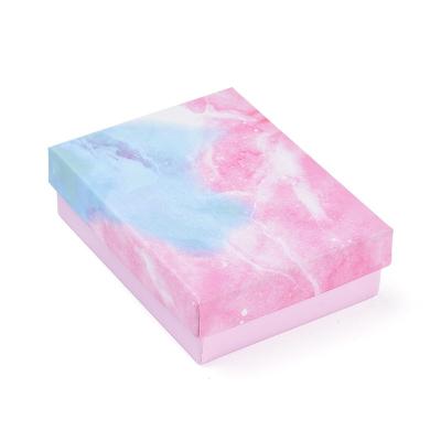 China Disposable Custom Jewelry Box Drawer Gift Packaging Box Ring Pendant Necklace Bracelet Set Box Logo Printed Luxury Pink Paper for sale