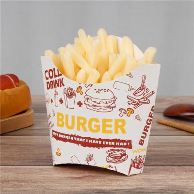 China Biodegradable Take Out Food Box Fried Chicken Nuggets Carton Paper Food Packaging Box Hamburger Packing Boxes French Fries for sale