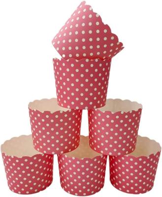 China Disposable Disposable Box Food Molds Waterproof Paper Baking Making Muffin Liners Cake Paper Cup for sale