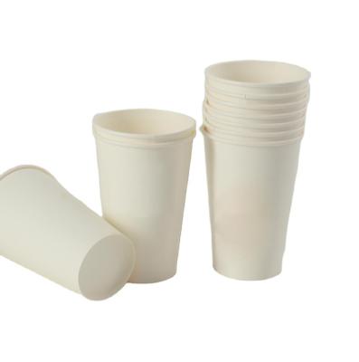 China Hot Sale Manufacturing Recyclable Paper Cups Packaging Paper Cup Single Layer Hot Drinks Biodegradable Paper Cup For Coffee for sale