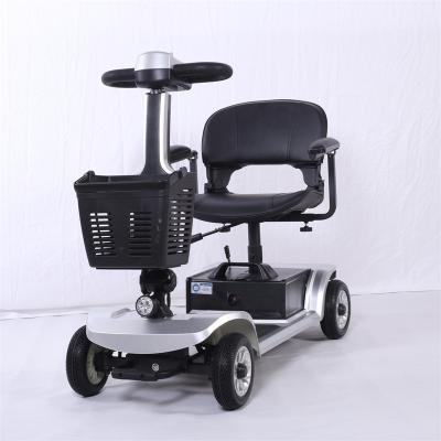 China 2021 New Design 4 Wheel Handicap Handicap Disabled Folding Electric Mobility Wheelchairs Unisex Elderly Electric Foldable Scooters for sale