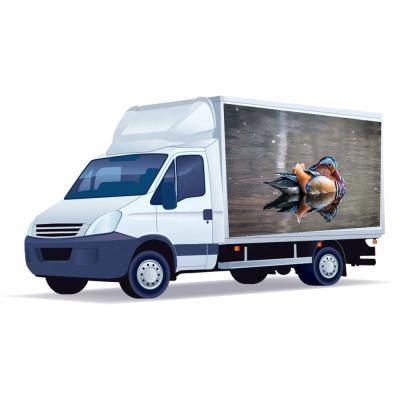 Chine Le camion mobile de SMD3535 7500nits affichage à LED P10 imperméable à vendre