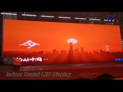 Full Color Indoor Rental LED Display 3840HZ P3.91 For Stage / Live Event