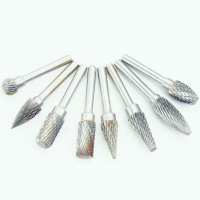 China Mold And Pattern Making Elliptical Cylinder Carbide Burrs Double Cut Dental Burs for sale