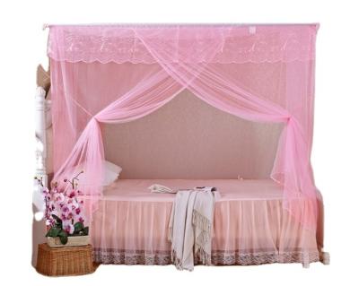 China 100% polyester fabric mesh cheap price home textiles king size high quality rectangular mosquito Nets for sale