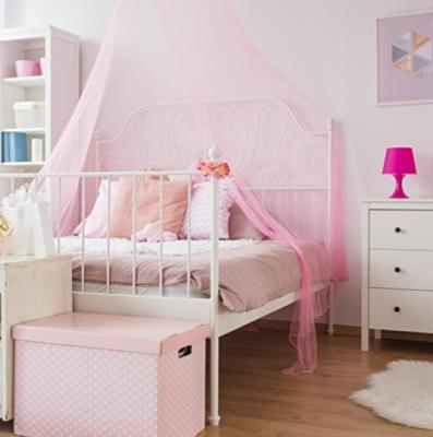 China Pink Lace Bed Canopy for Princess Prevent mosquito, insect, etc Insecticide Treated for sale