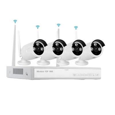 China Wholesale NIGHT VISION NVR Kit 4CH NVR 1080P WIFI Home Monitor P2P Video Surveillance Kit CCTV Wireless Security System for sale