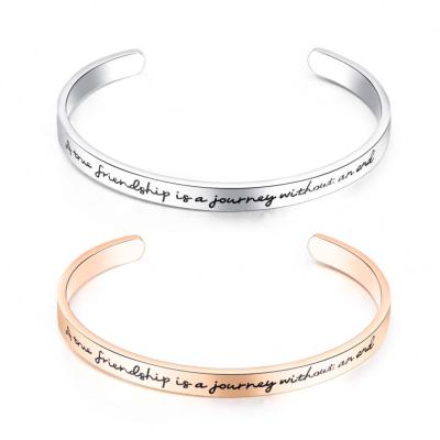 China Best Standards Romantic Christmas Selected Gifts Personalized Bracelet Stainless Steel for sale