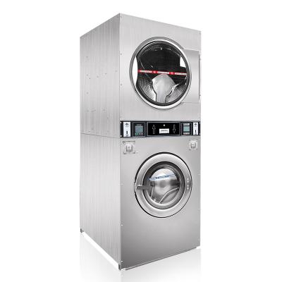 China Economical Commercial Laundry Battery Based Coin Operated Washing Machine Dryer Equipment For Sale for sale