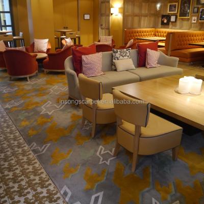 China Banquet Hall Wall To Wall Jacquard Cut Washable Luxury Pile Carpet for sale