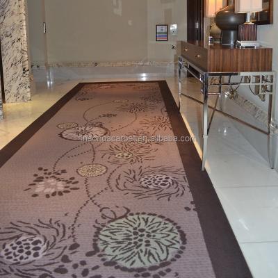 China Washable Wool 20% Hall Runner Carpets 80% Nylon for sale