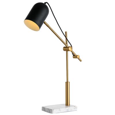 China Modern Modern Marble and Metal Table Lamp for Living Room Bedroom and Hotel Decoration TABLE LAMP READING LAMP for sale