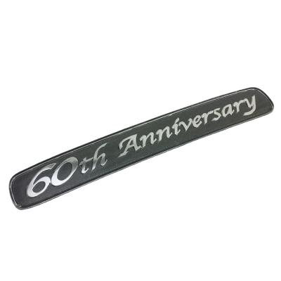 China Silver Side Decoratation 60th Emblem Anniversary 2pcs For Land Cruiser 200 FJ200 LC200 Accessories for sale