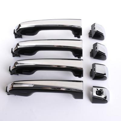 China PC+PBT Pattern Car Door Handles For LEXUS LX570 2016 2020 BLACK ALL Hand GX460 GX400 2008-2021 for sale